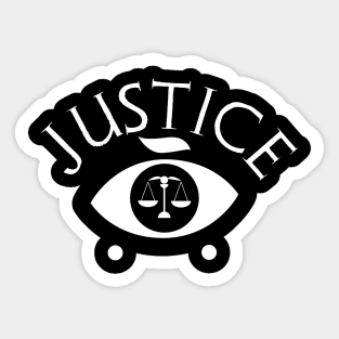 Stoic Virtue Justice Sticker